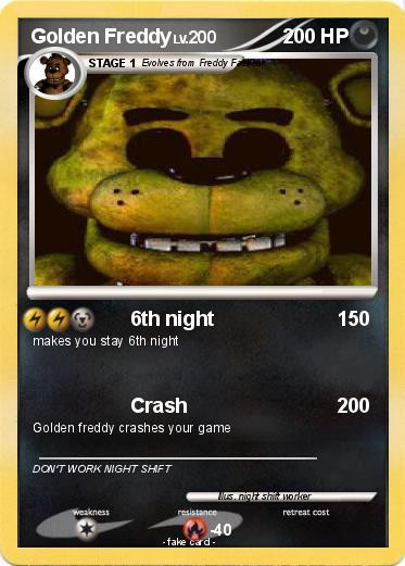 Pokemon Golden Freddy