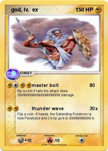 Pokemon   god, lv.  ex