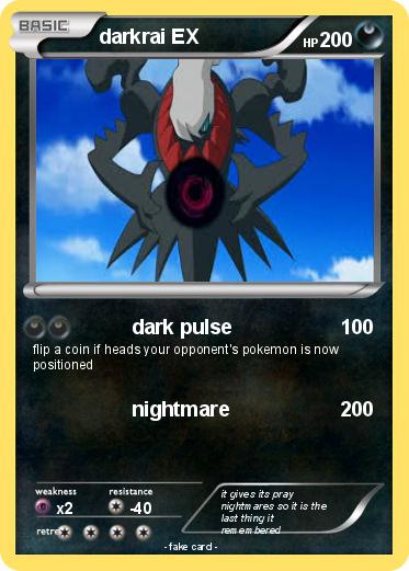 Pokemon darkrai EX