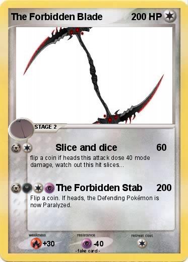 Pokemon The Forbidden Blade