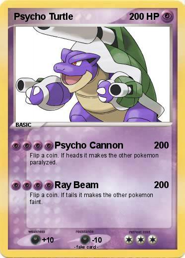 Pokemon Psycho Turtle