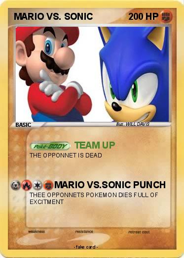 Pokemon MARIO VS. SONIC