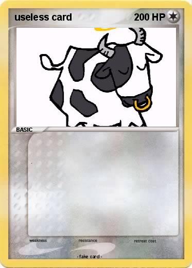 Pokemon useless card