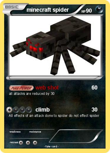 Pokemon minecraft spider