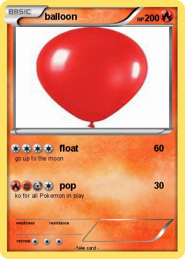 Pokemon balloon