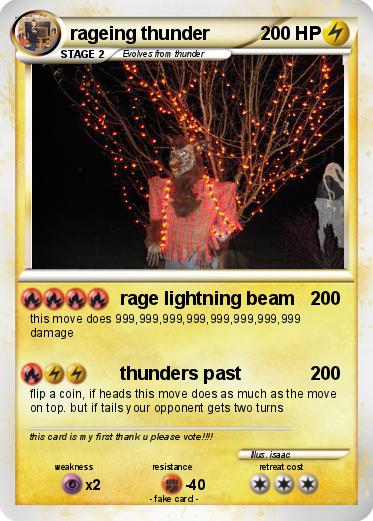 Pokemon rageing thunder