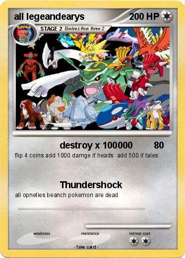 Pokemon all legeandearys