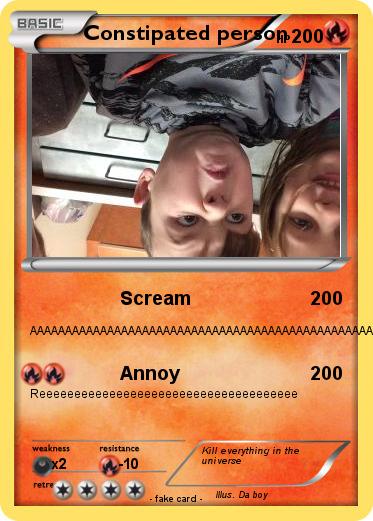 Pokemon Constipated person Pokemon Constipated person
