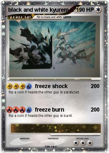 Pokemon black and white kyurem