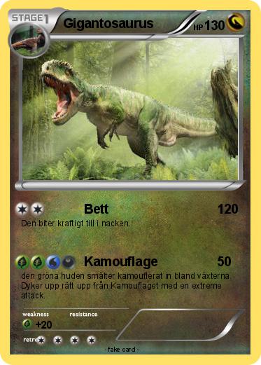 Pokemon Gigantosaurus