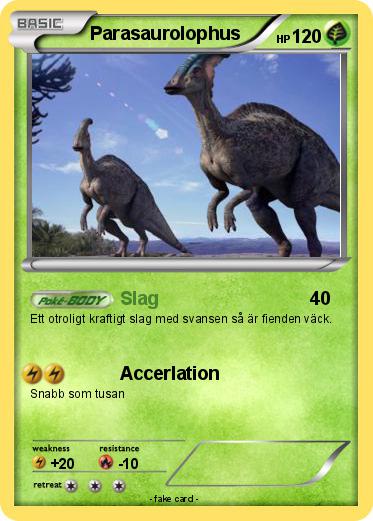 Pokemon Parasaurolophus