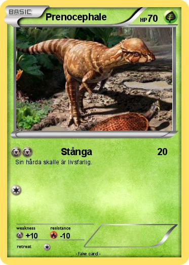 Pokemon Prenocephale
