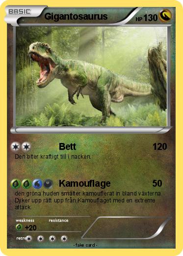 Pokemon Gigantosaurus