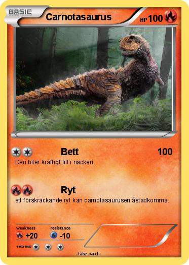 Pokemon Carnotasaurus