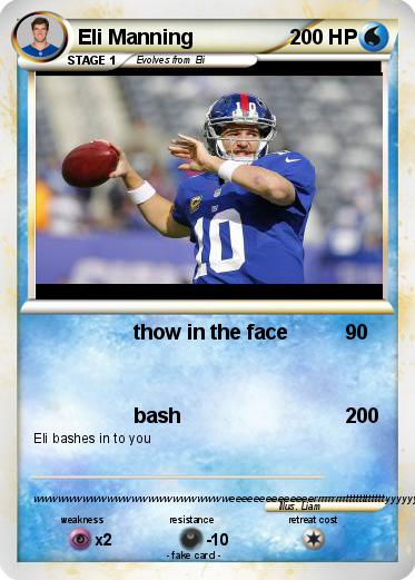 Pokemon Eli Manning