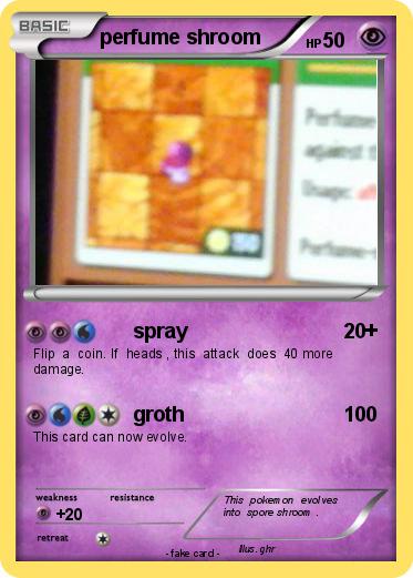 Pokemon perfume shroom
