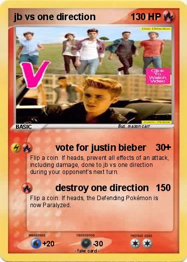 Pokemon jb vs one direction Pokemon jb vs one direction