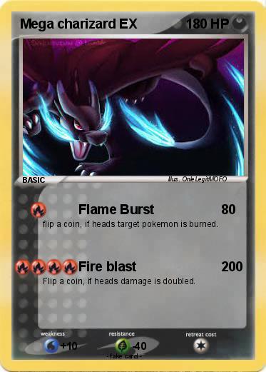 Pokemon Mega charizard EX