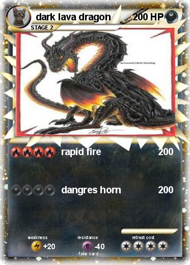 Pokemon dark lava dragon