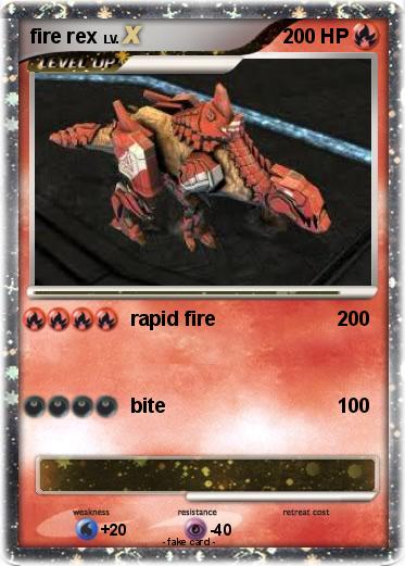 Pokemon fire rex