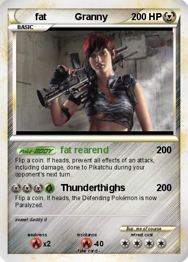 Pokemon fat           Granny