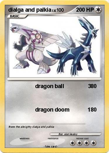 Pokemon dialga and palkia