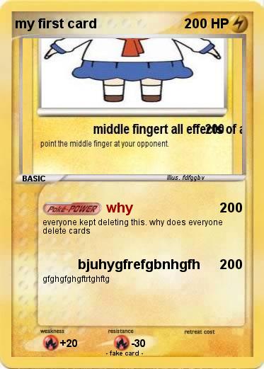 Pokemon my first card