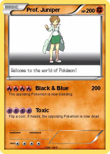 Pokemon Prof. Juniper