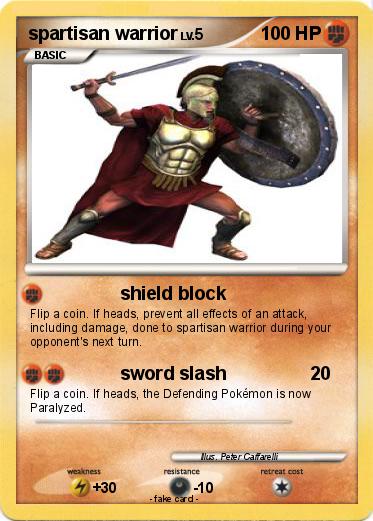 Pokemon spartisan warrior