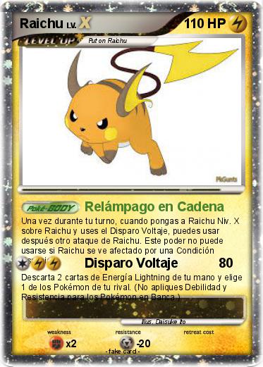 Pokemon Raichu
