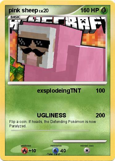 Pokemon pink sheep