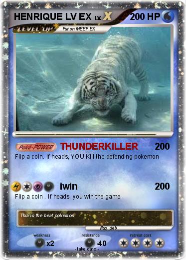 Pokemon HENRIQUE LV EX