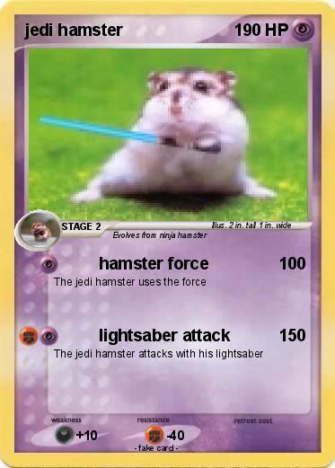 Pokemon jedi hamster