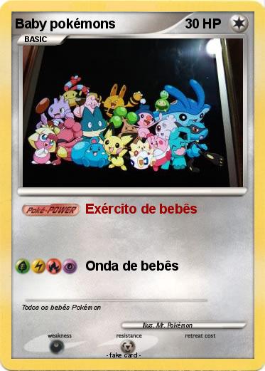 Pokemon Baby pokémons