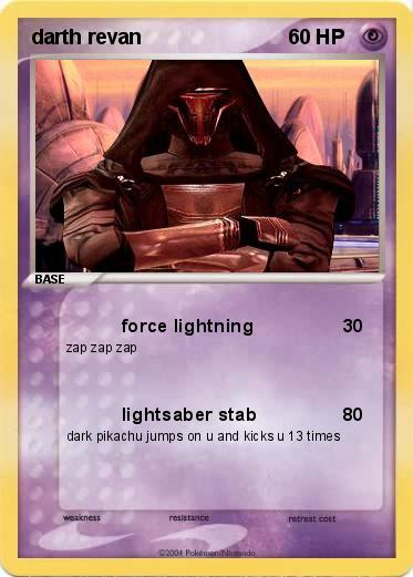 Pokemon darth revan