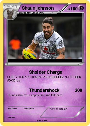 Pokemon Shaun johnson
