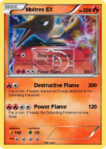 Pokemon Moltres EX
