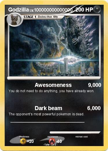 Pokemon Godzilla