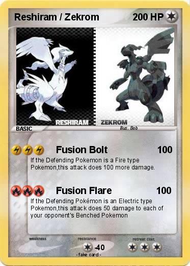 Pokemon Reshiram / Zekrom