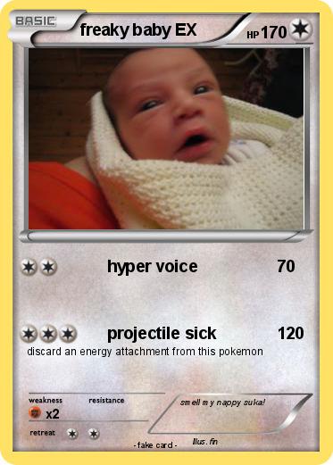 Pokemon freaky baby EX