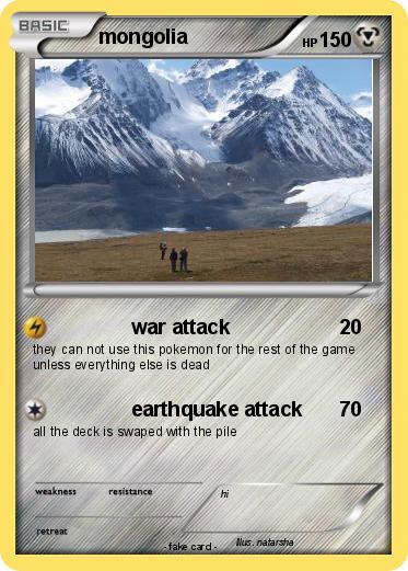 Pokemon mongolia