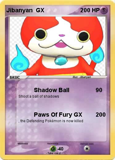 Pokemon Jibanyan  GX