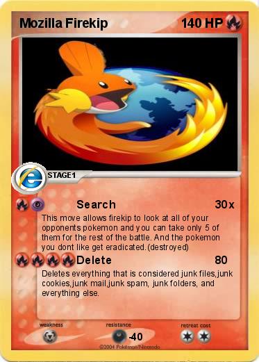 Pokemon Mozilla Firekip