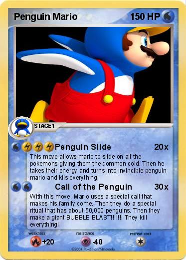 Pokemon Penguin Mario