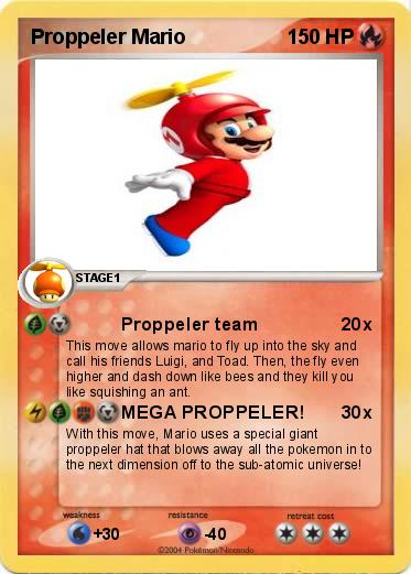 Pokemon Proppeler Mario