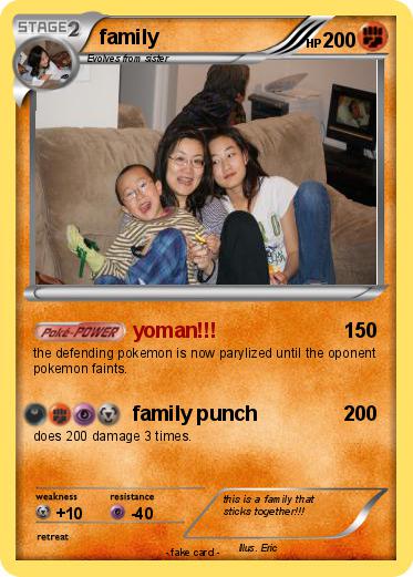 Pokemon family