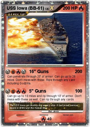 Pokemon USS Iowa (BB-61)