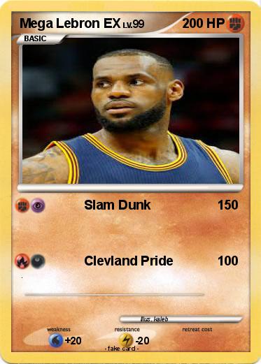 Pokemon Mega Lebron EX