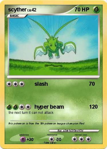 Pokemon scyther