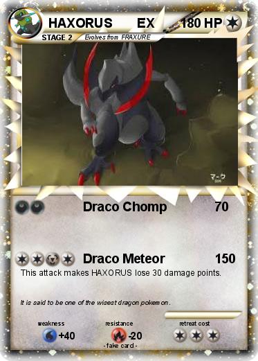 Pokemon HAXORUS       EX